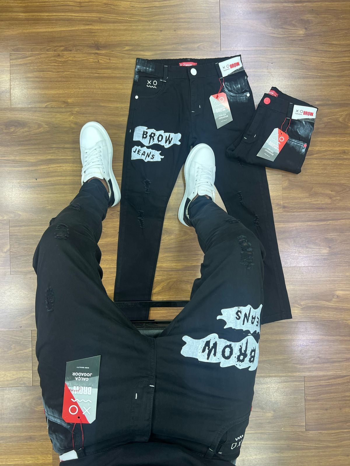 Calça Brow Jeans Preta