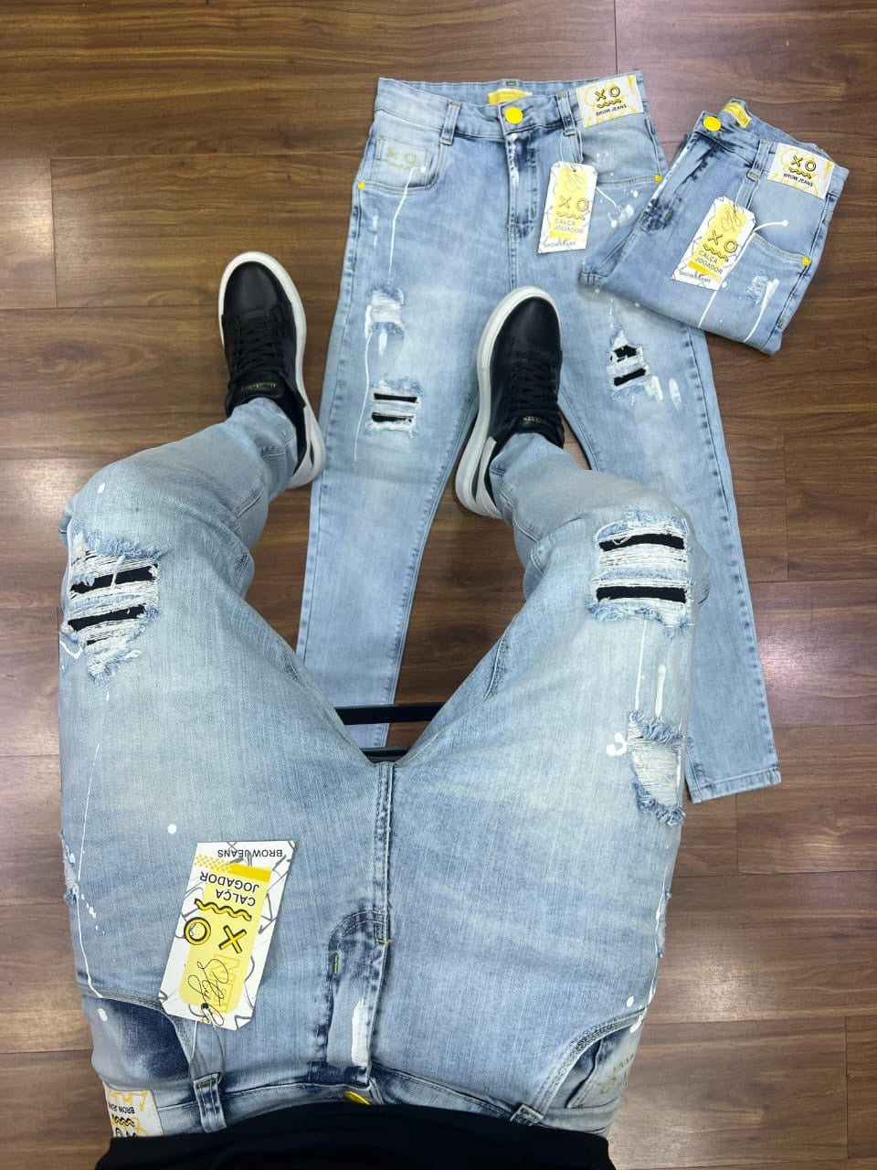 Calça Brow Jeans rasgada Clara