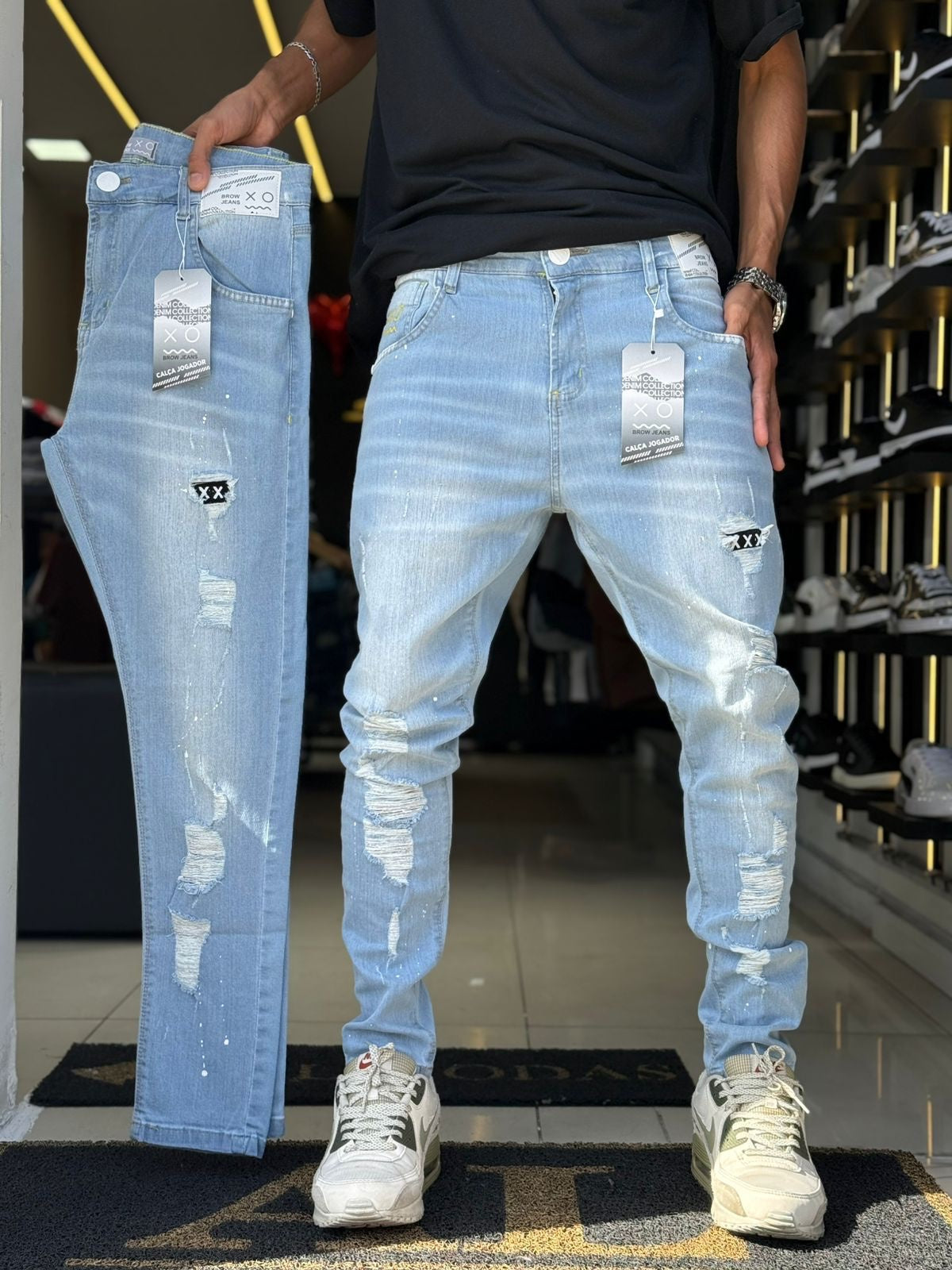 Calça Brow Jeans clara