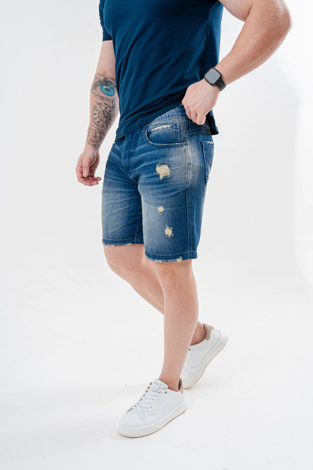 Bermuda Slim Destroyed C/Sobretinto 100%