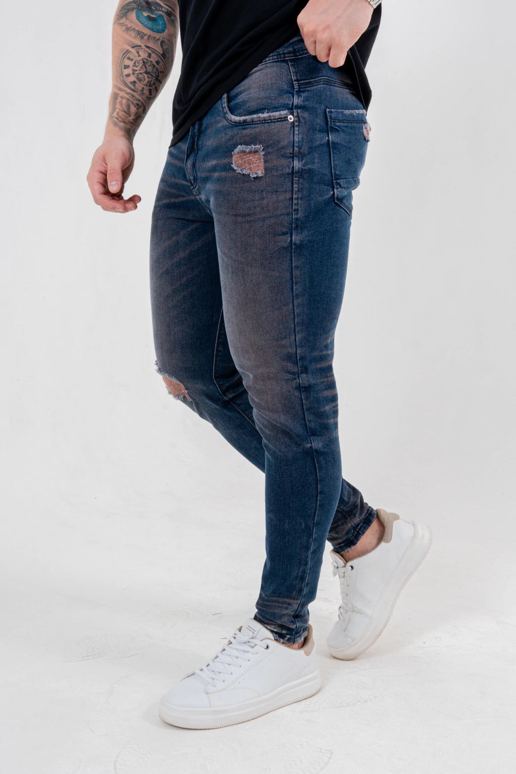 Calça Skinny Destroyed