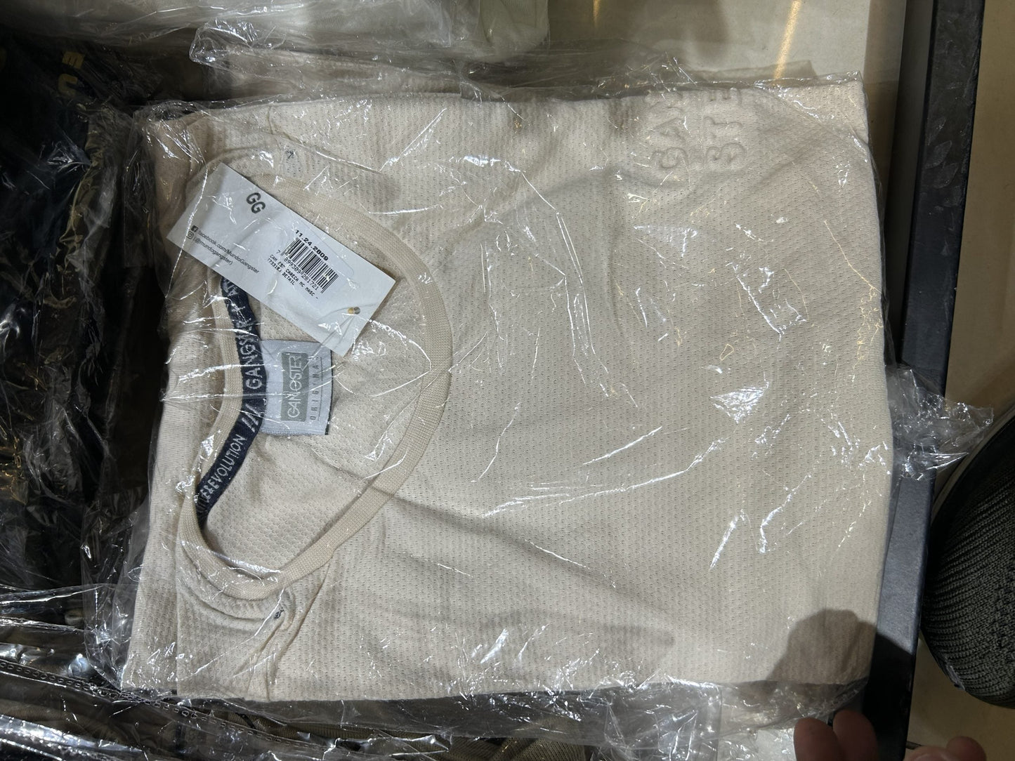 Camiseta Gansgter Areia