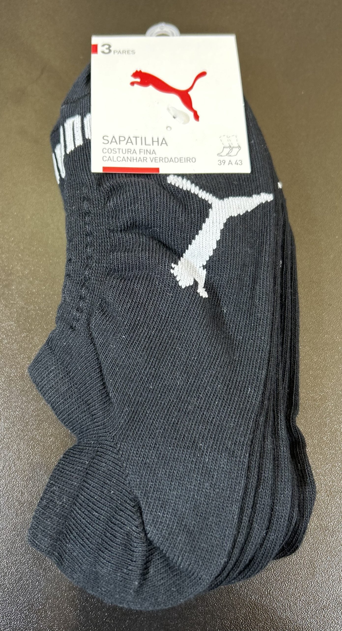Meia sapatilha Puma 39 a 43