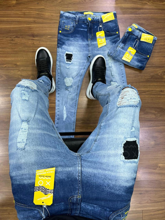 Calça Brow Jeans manchada