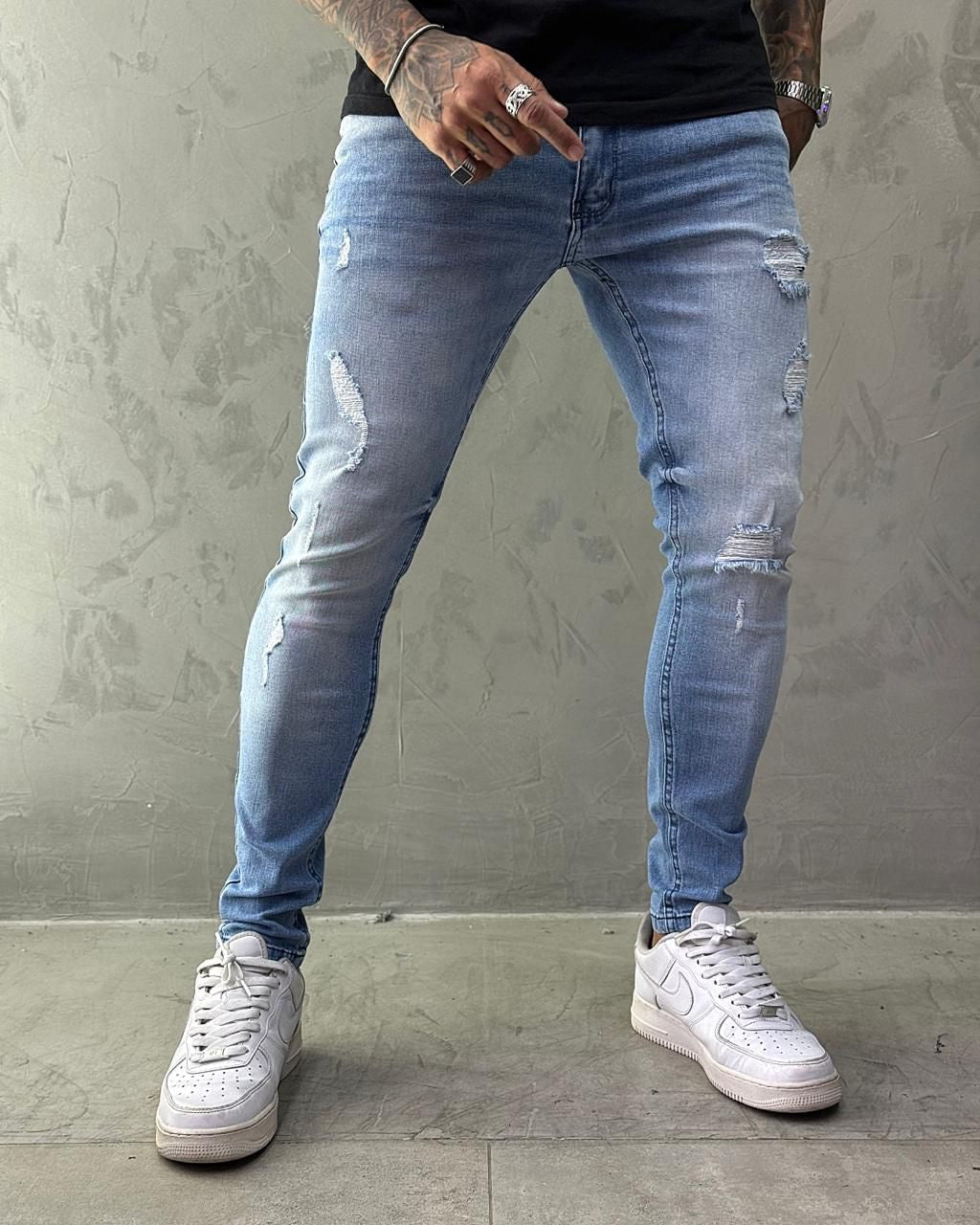 Calça Jay e jones Jeans rasgada