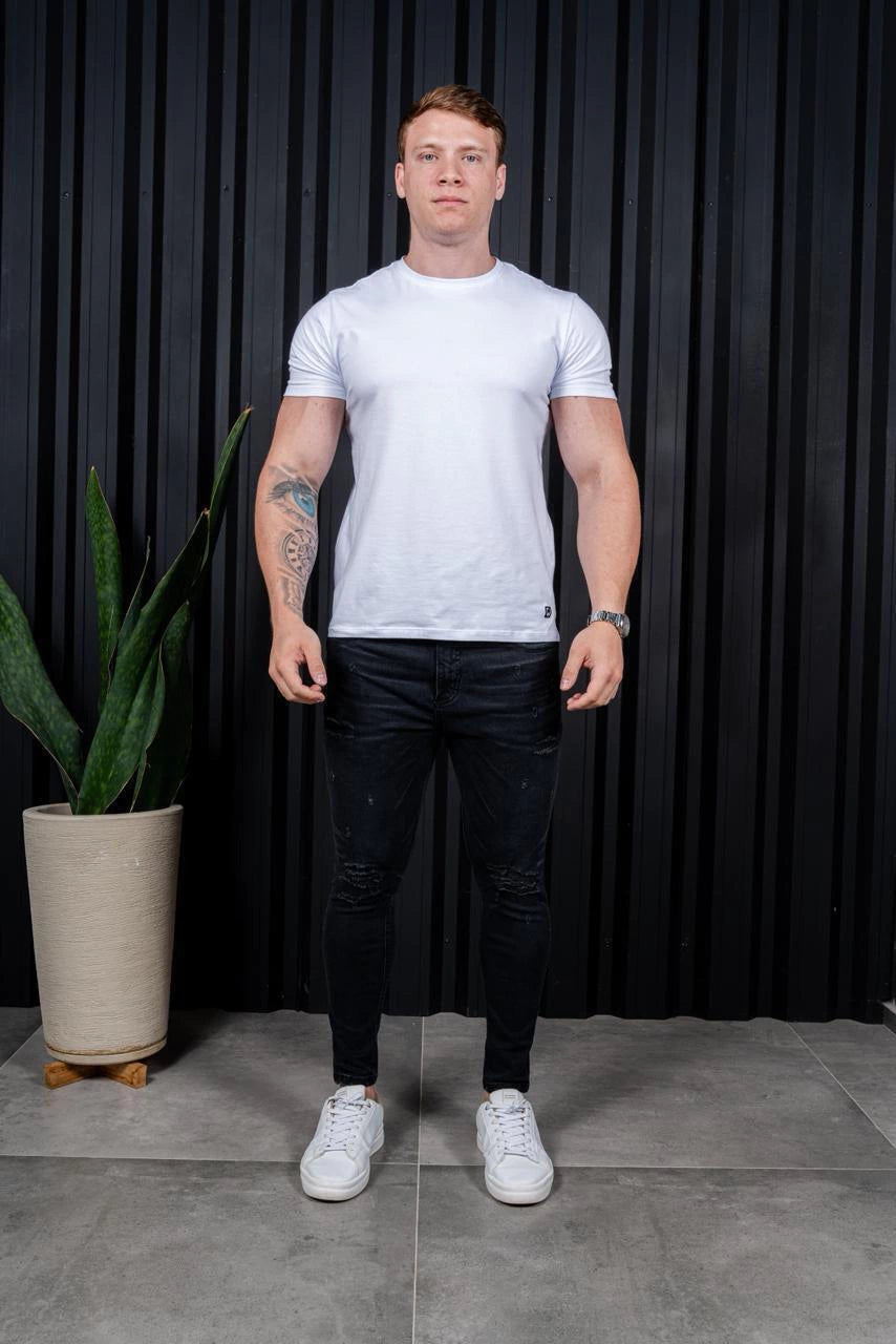 Calça Skinny Destroyed