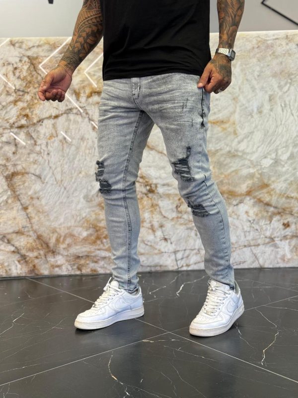 Calça jogador plus cinza