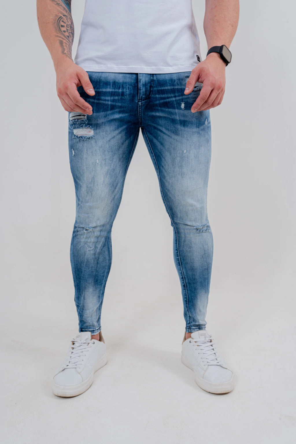 Calça Skinny Bigode Laser
