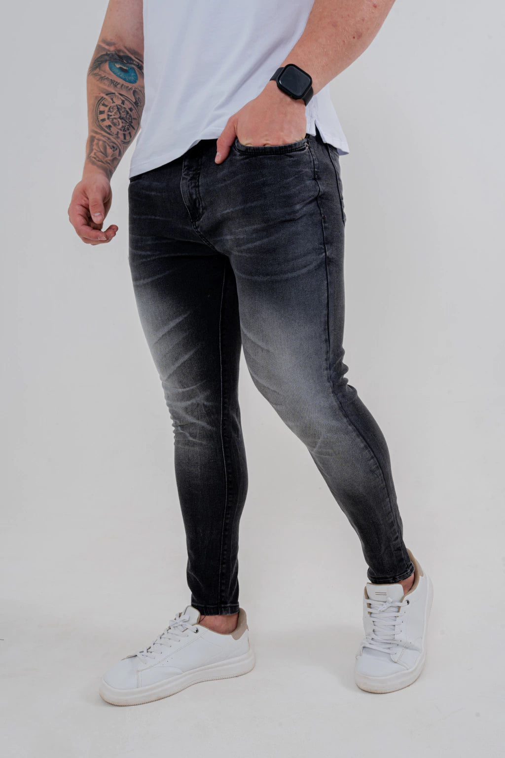 Calça Skinny Bigode Laser