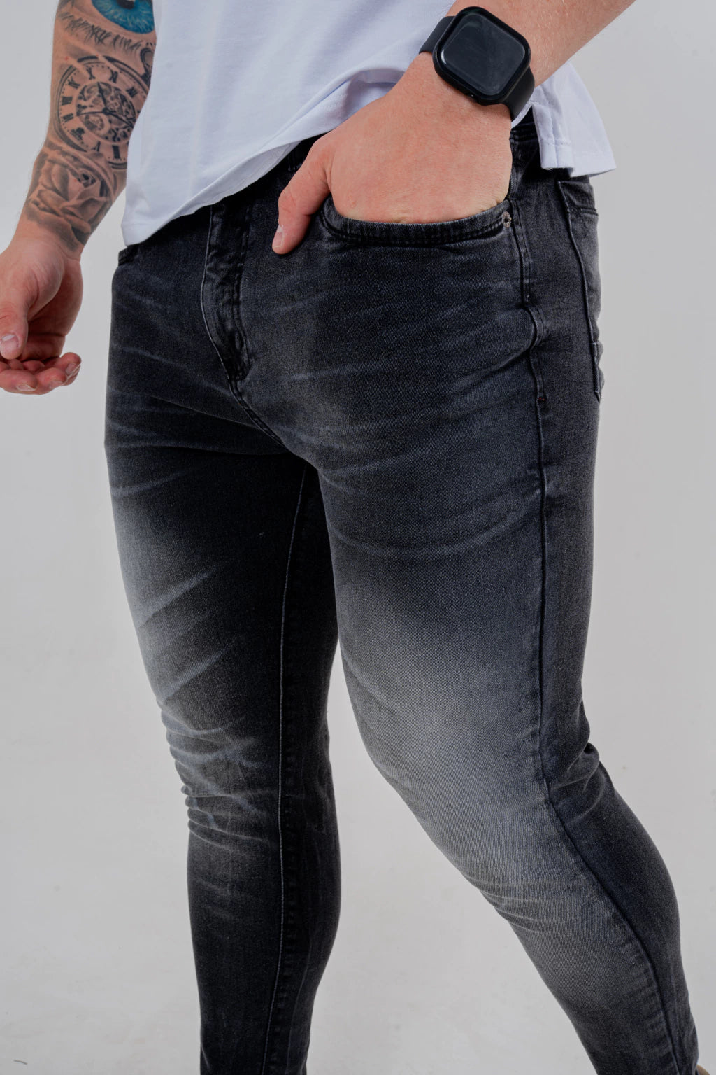 Calça Skinny Bigode Laser
