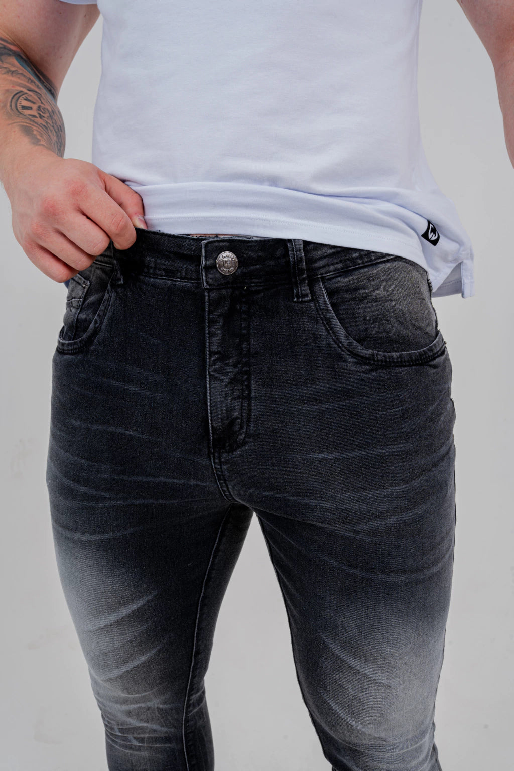 Calça Skinny Bigode Laser