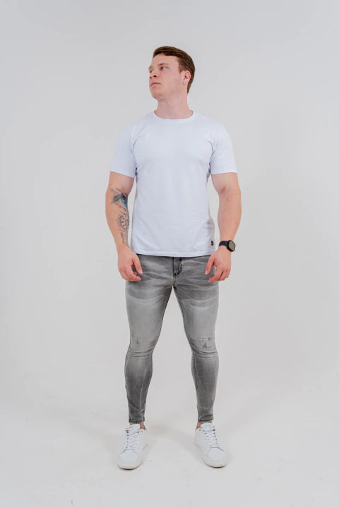 Calça Skinny Marmorizada