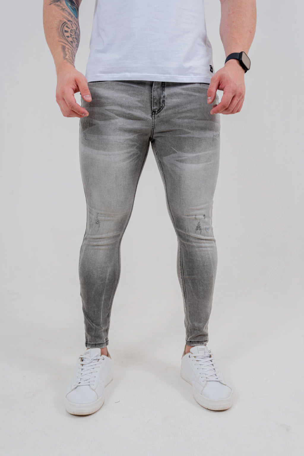 Calça Skinny Marmorizada