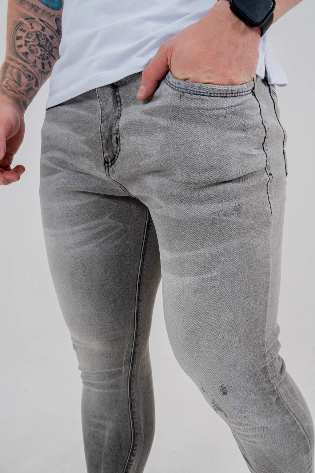 Calça Skinny Marmorizada