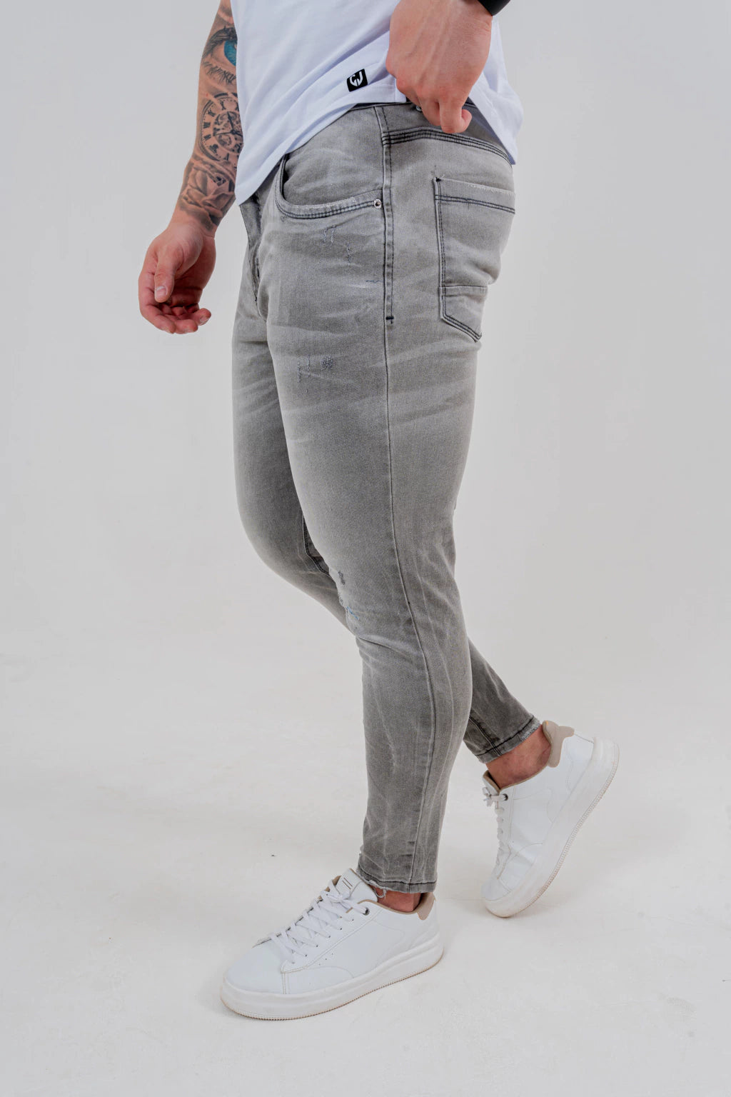Calça Skinny Marmorizada