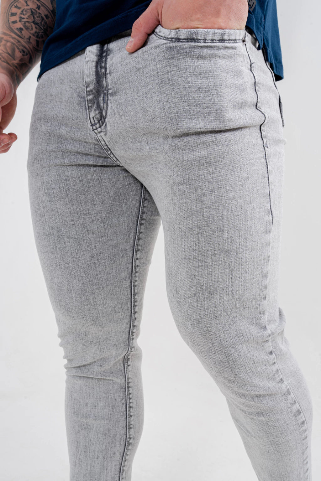 Calça Skinny Marmorizada