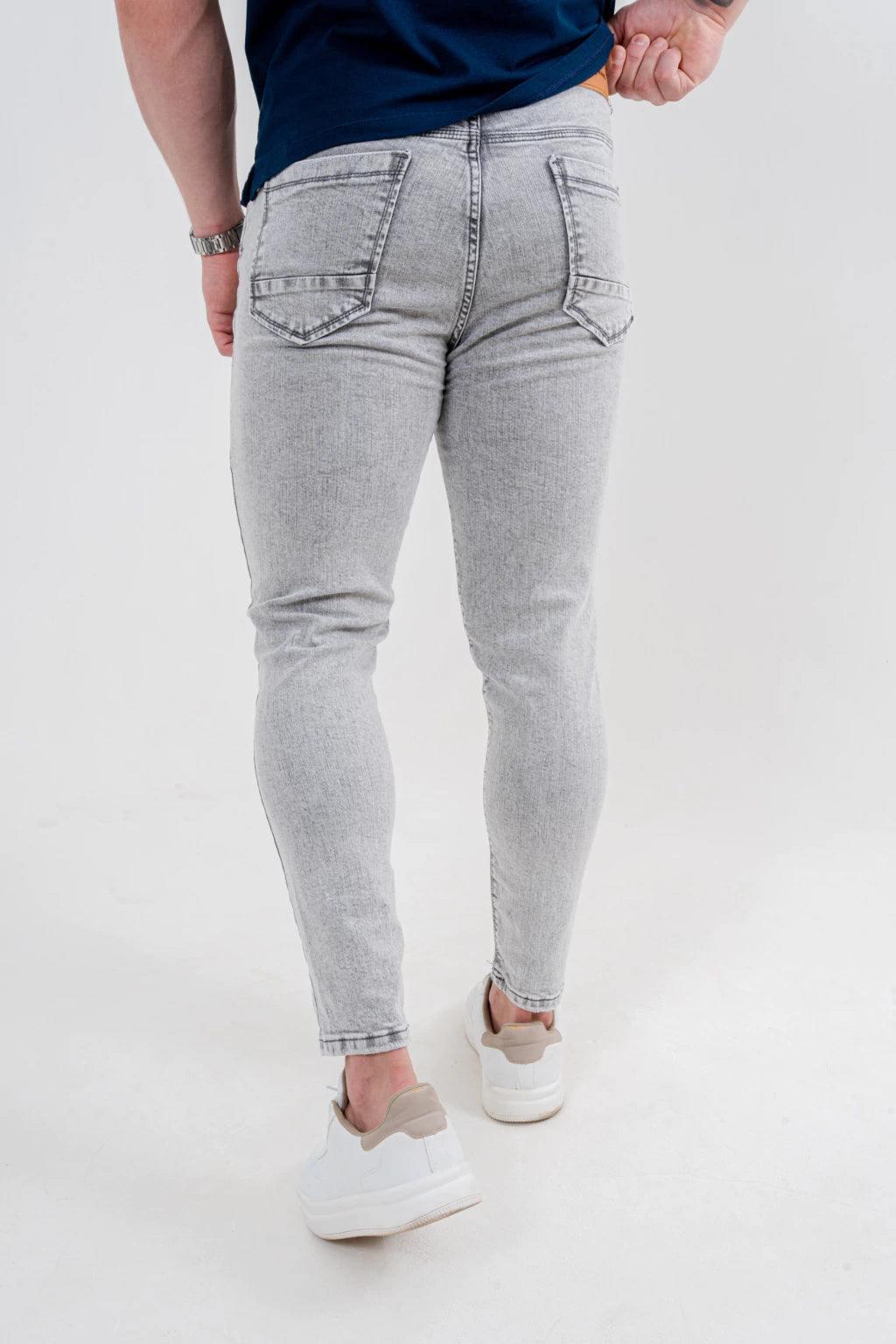 Calça Skinny Marmorizada