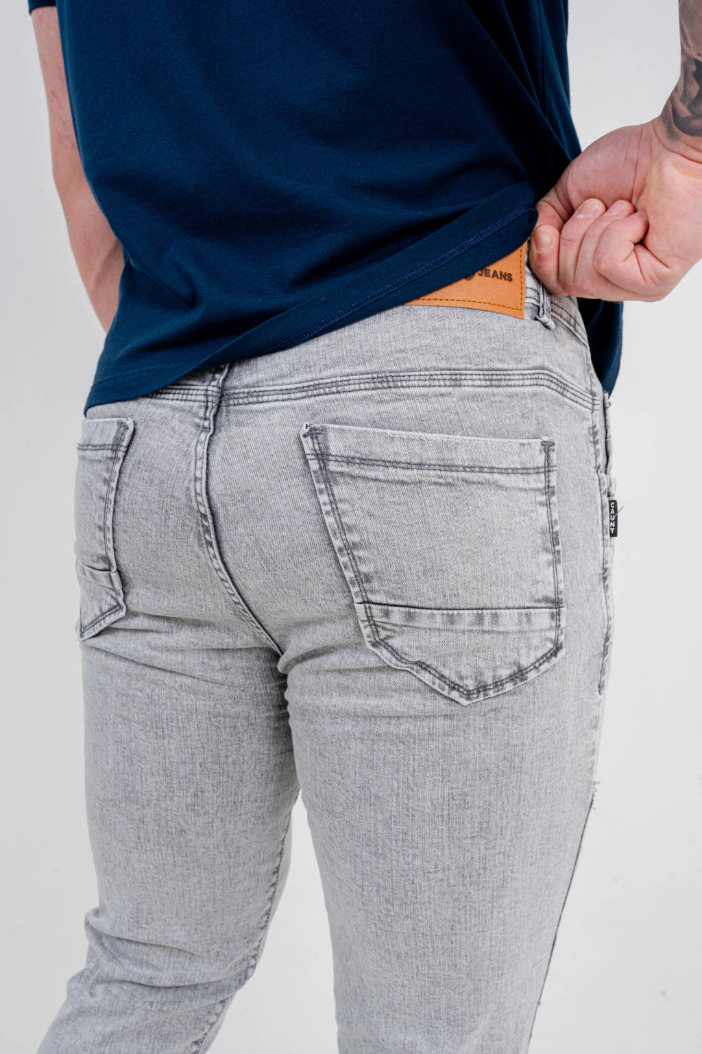 Calça Skinny Marmorizada