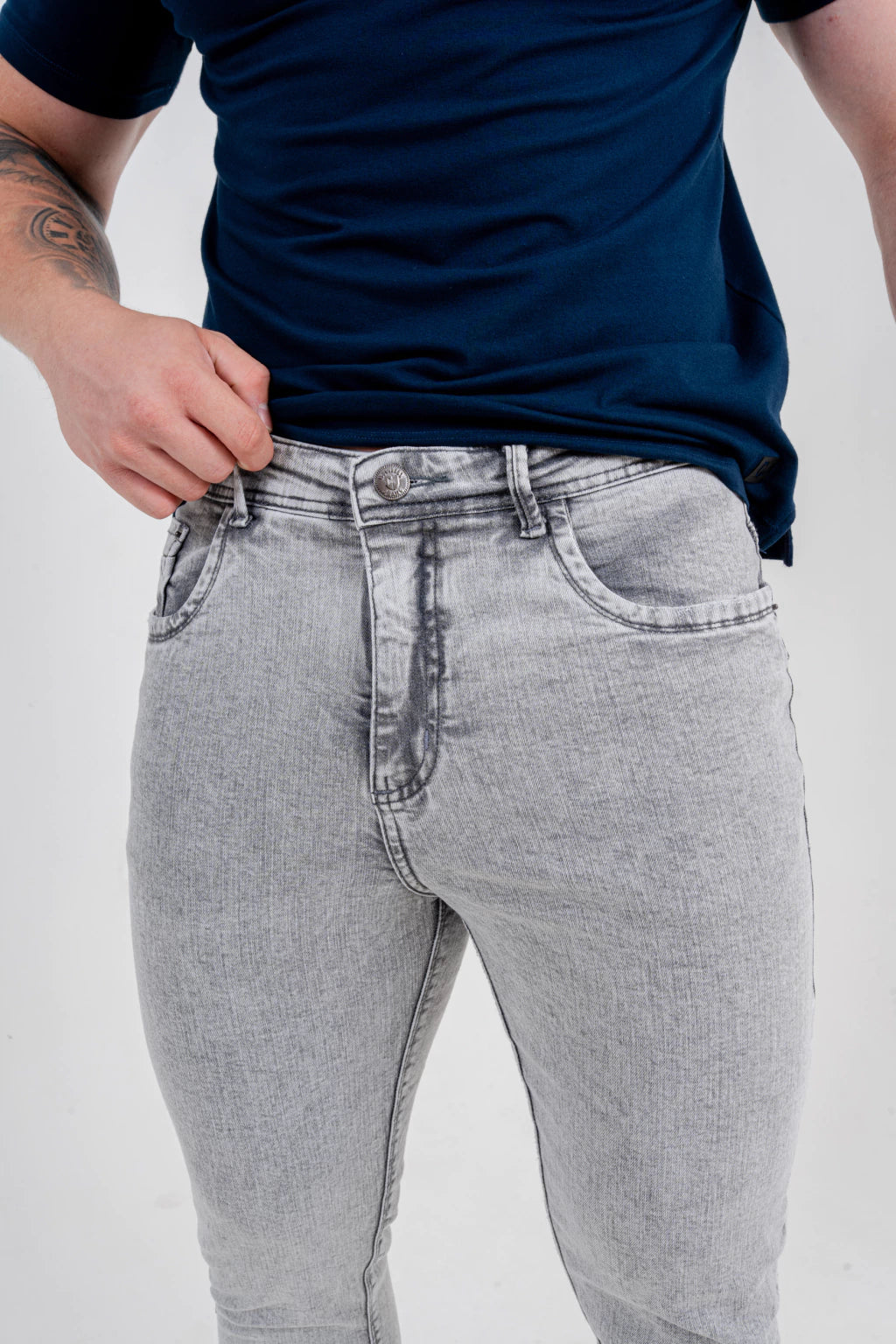 Calça Skinny Marmorizada