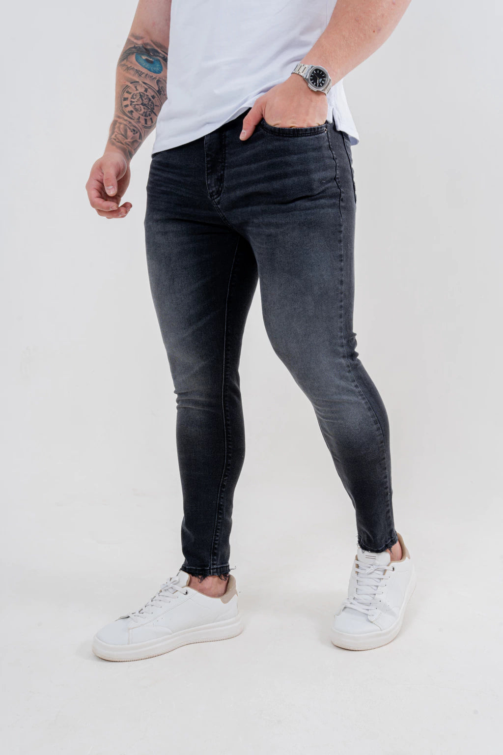 Calça Skinny Básica C/Bigode