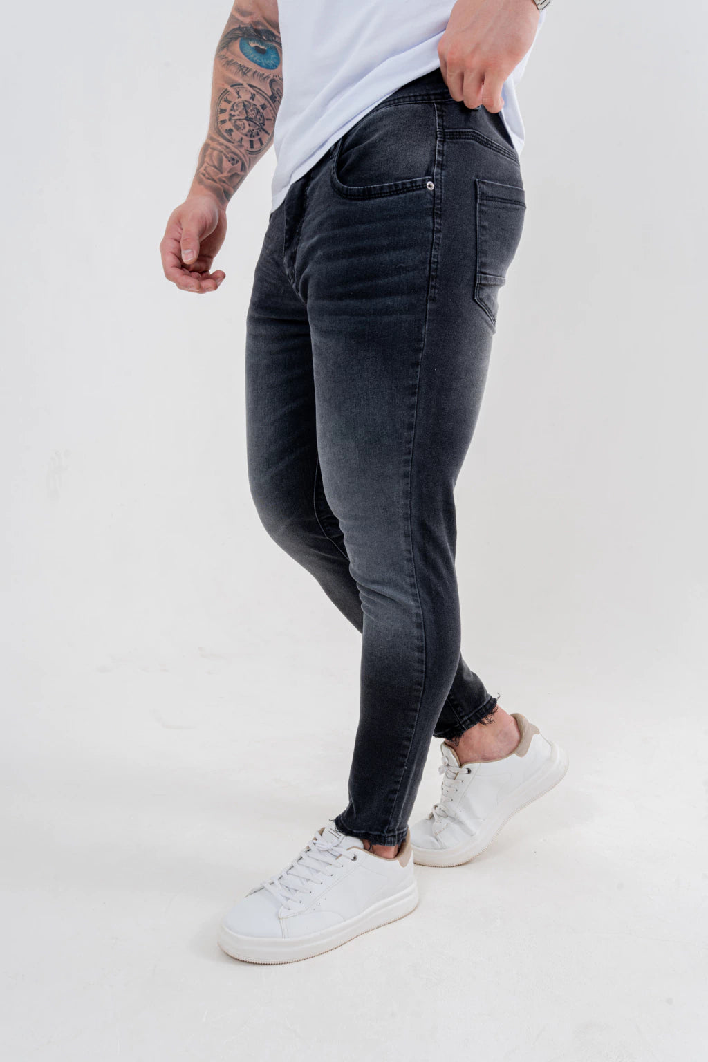 Calça Skinny Básica C/Bigode