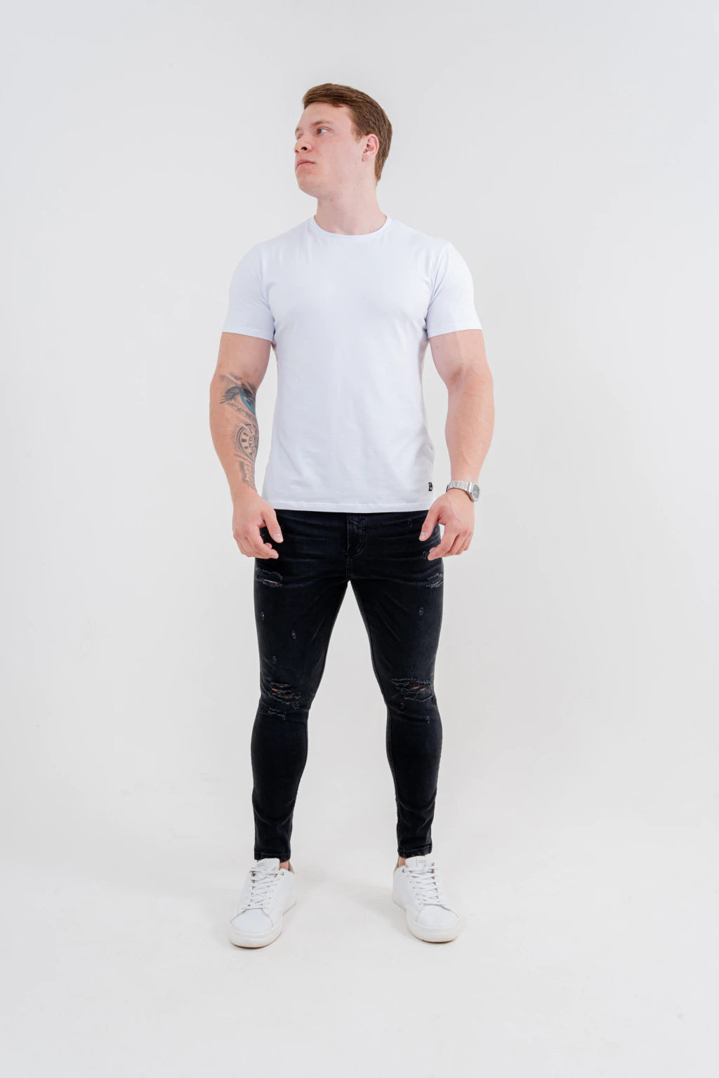 Calça Skinny Destroyed