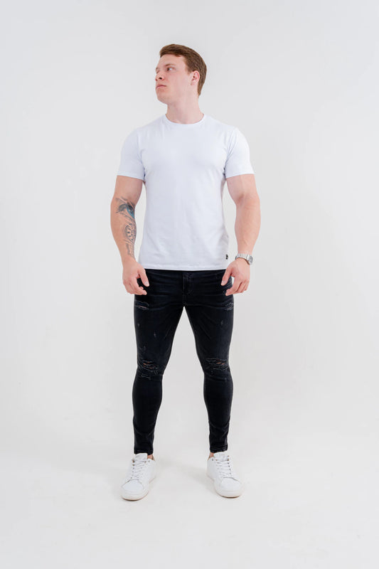 Calça Skinny Destroyed