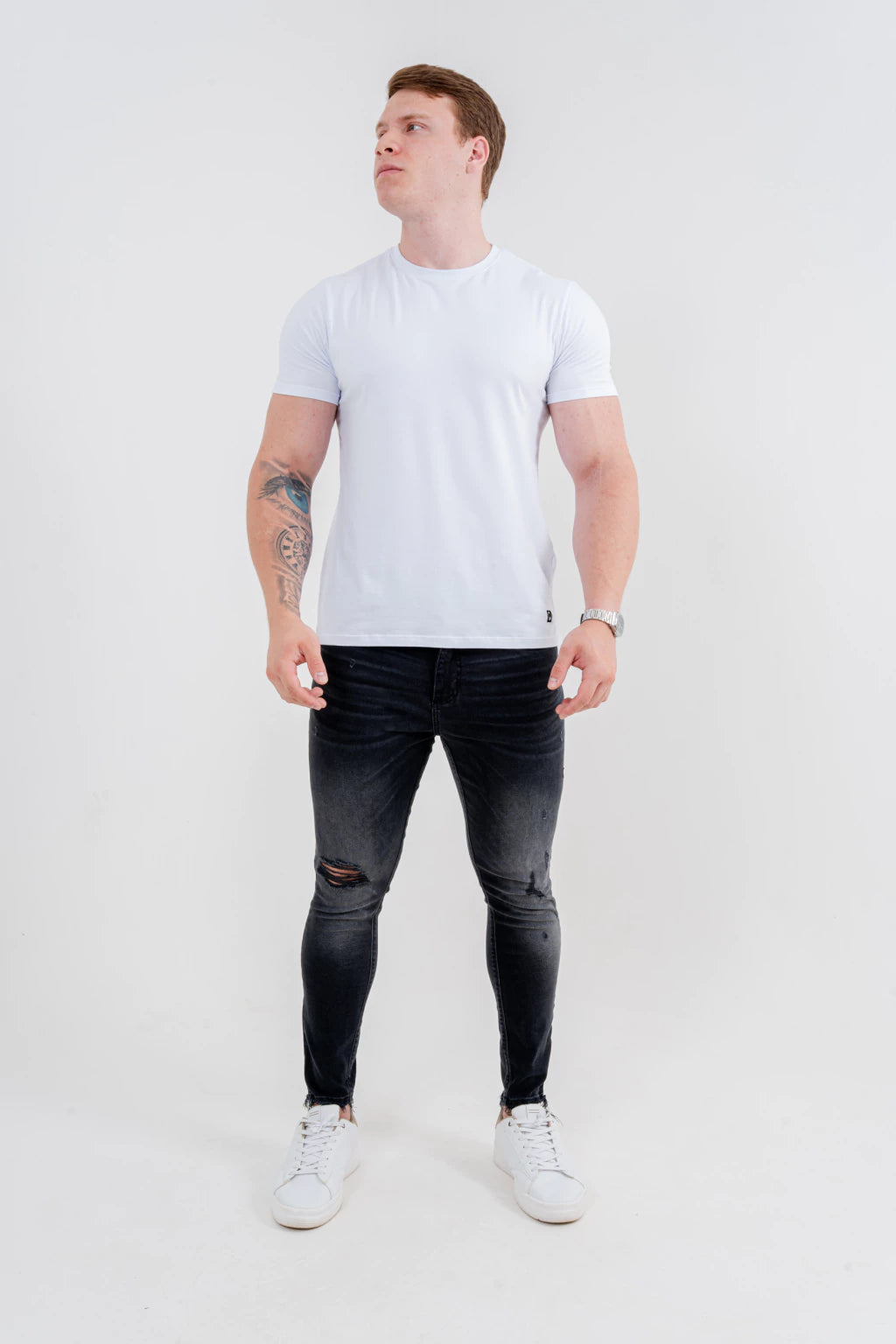 Calça Skinny Destroyed Bigode