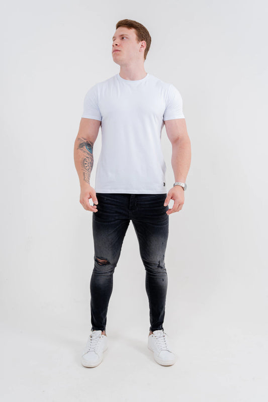 Calça Skinny Destroyed Bigode