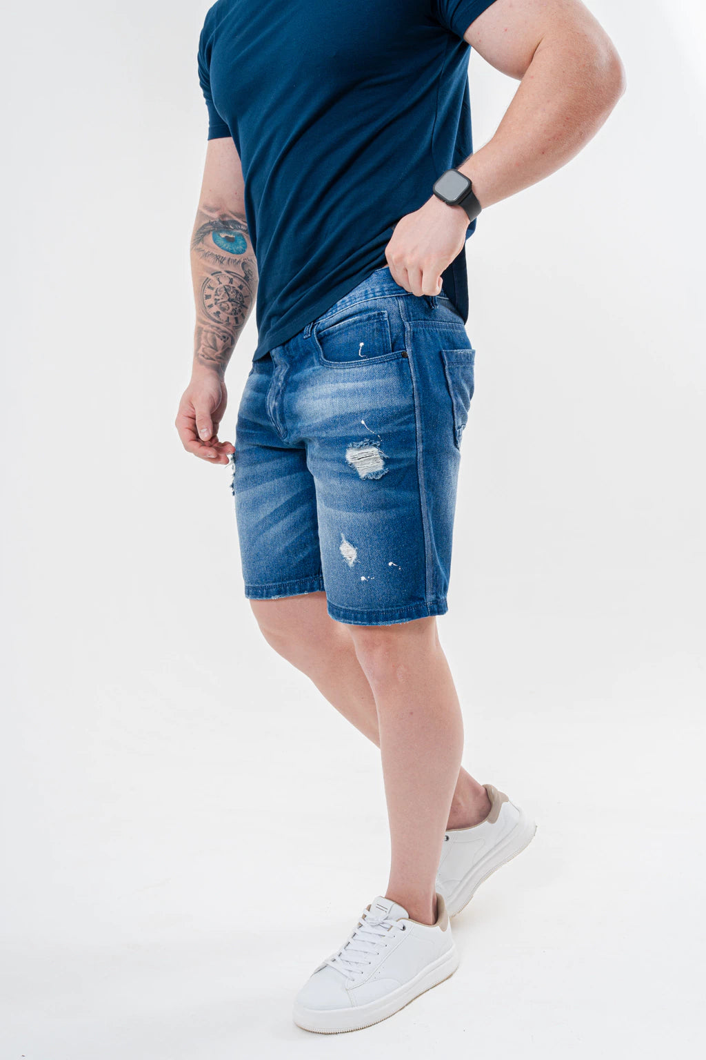 Bermuda Slim Destroyed C/Pigmento 100%