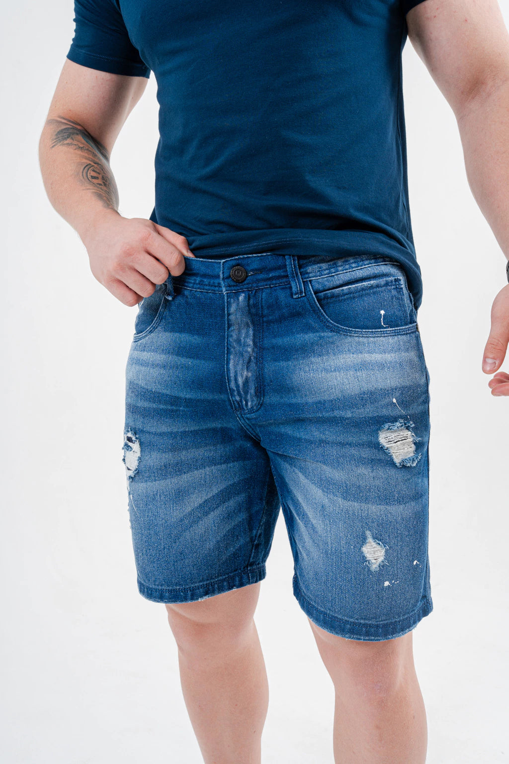 Bermuda Slim Destroyed C/Pigmento 100%