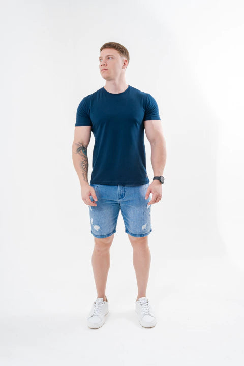 Bermuda Slim Destroyed C/Pigmento 100%