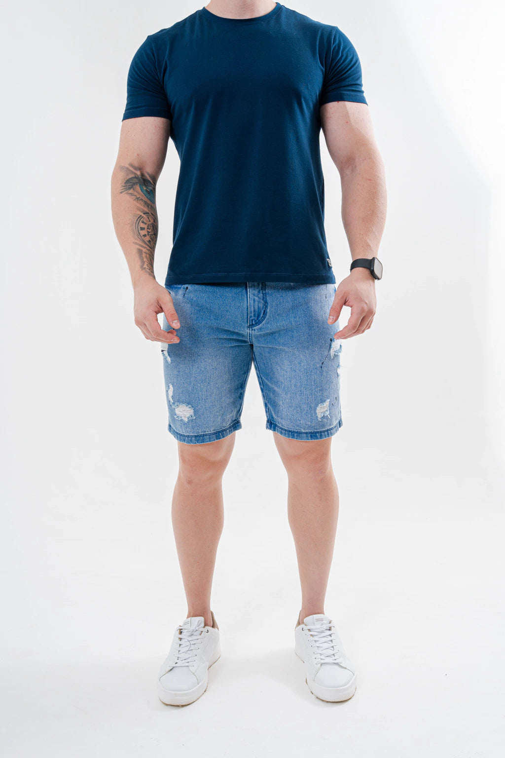 Bermuda Slim Destroyed C/Pigmento 100%