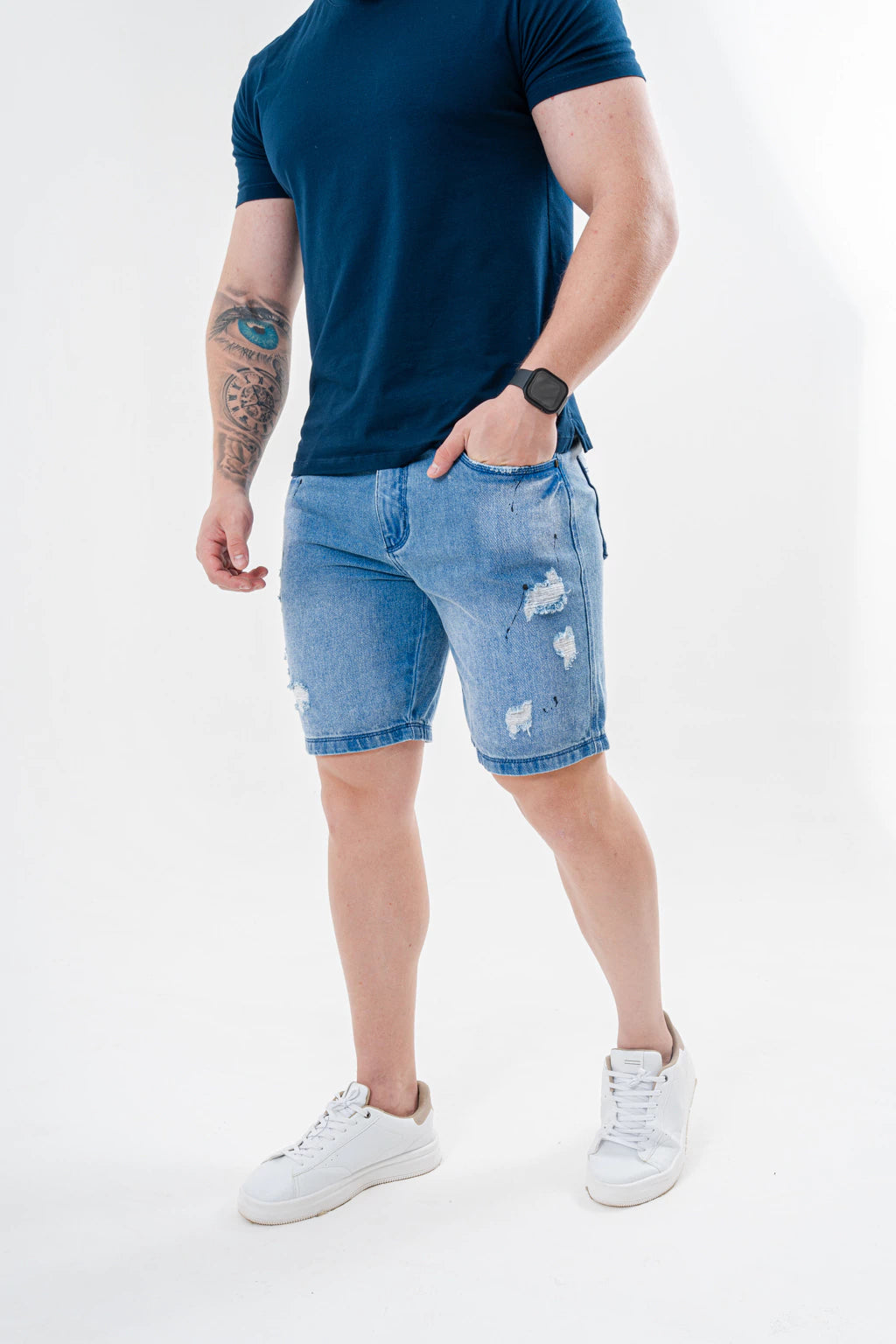 Bermuda Slim Destroyed C/Pigmento 100%