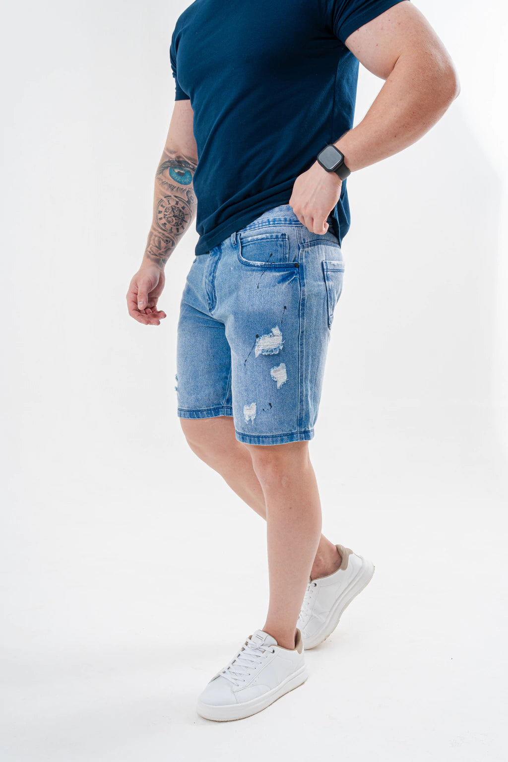 Bermuda Slim Destroyed C/Pigmento 100%