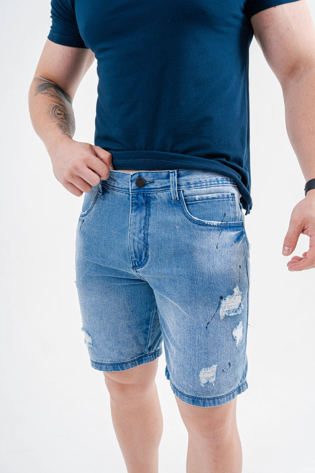 Bermuda Slim Destroyed C/Pigmento 100%