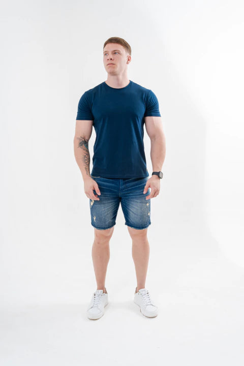 Bermuda Slim Destroyed C/Sobretinto 100%