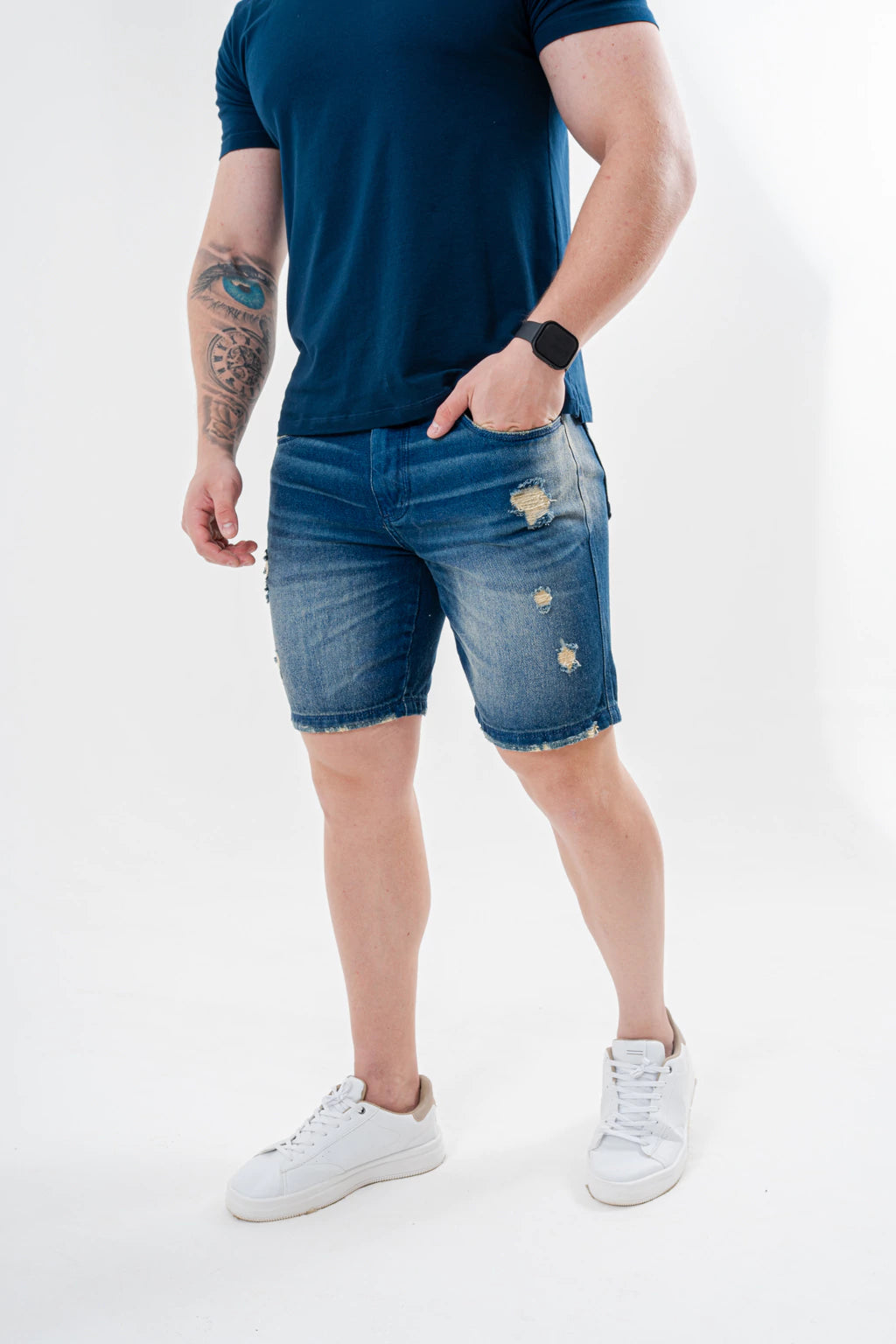 Bermuda Slim Destroyed C/Sobretinto 100%