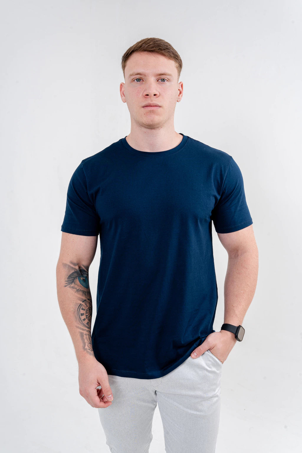 Camiseta Caunt Flexfit Azul Marinho