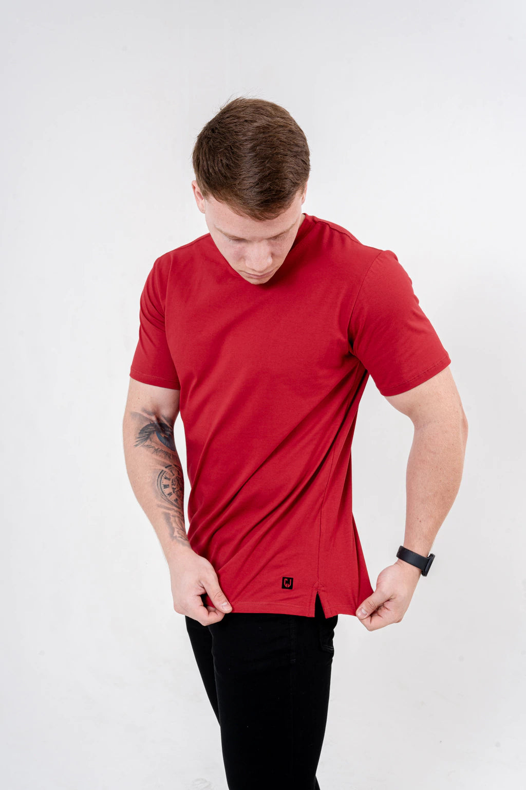 Camiseta Caunt Flexfit Vermelha