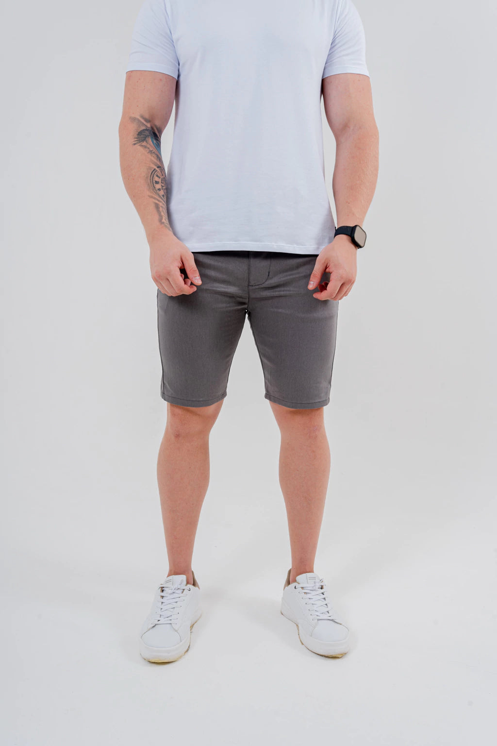 Bermuda Alfaiataria Chumbo