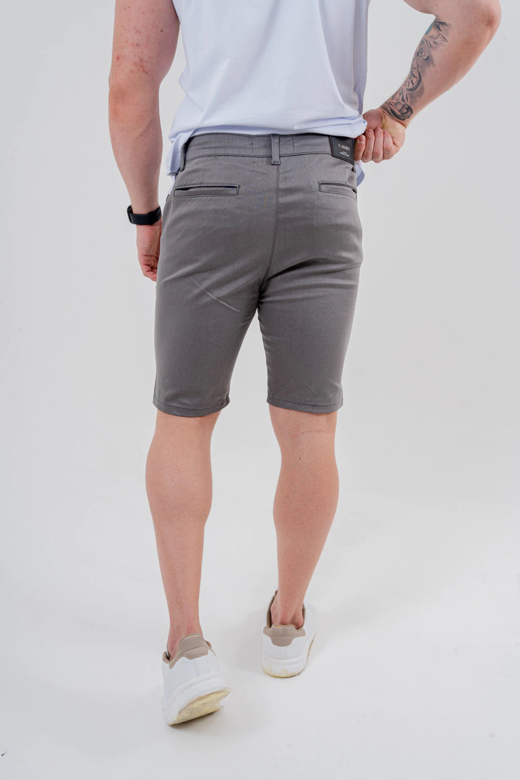 Bermuda Alfaiataria Chumbo