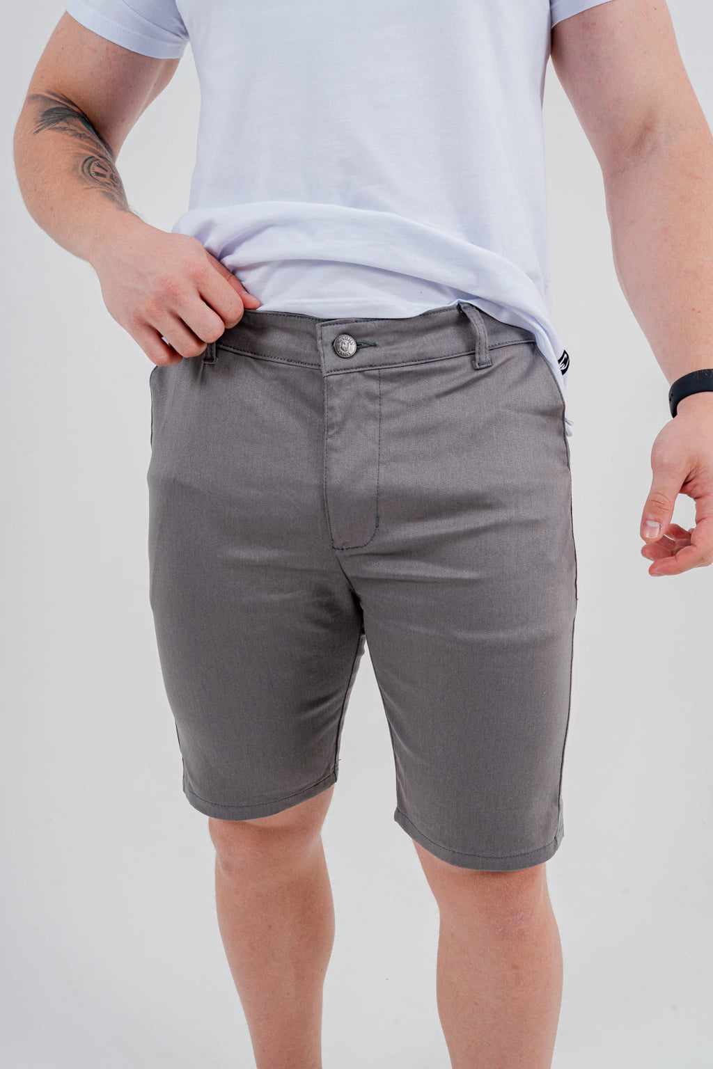 Bermuda Alfaiataria Chumbo