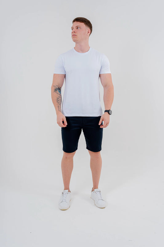 Bermuda Alfaiataria Azul Marinho