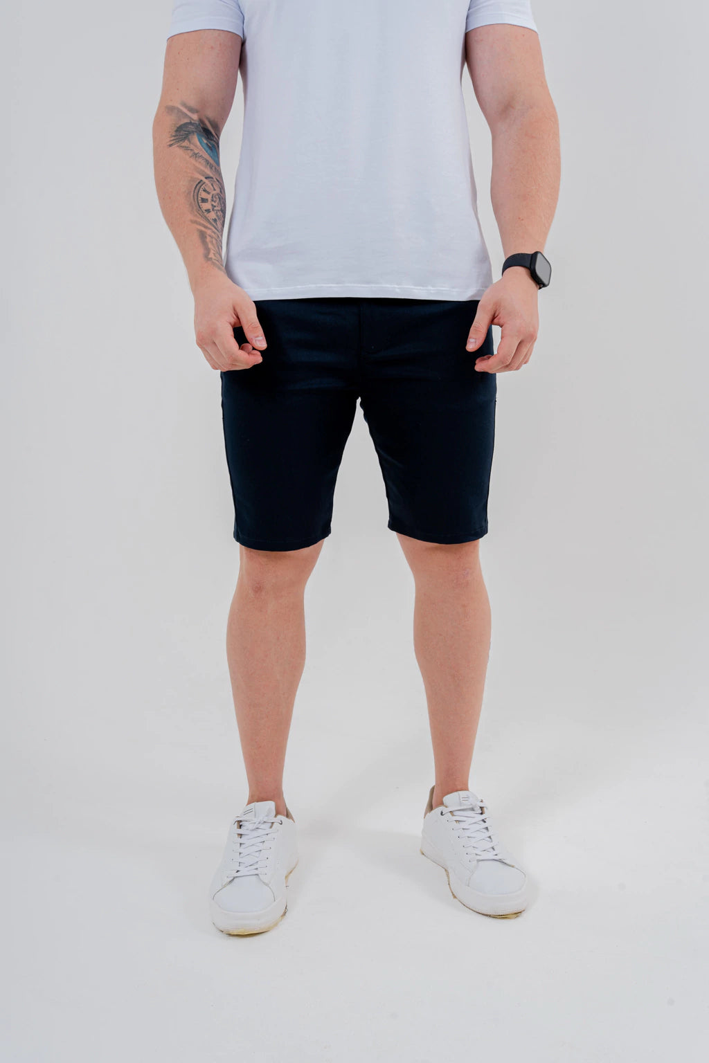 Bermuda Alfaiataria Azul Marinho