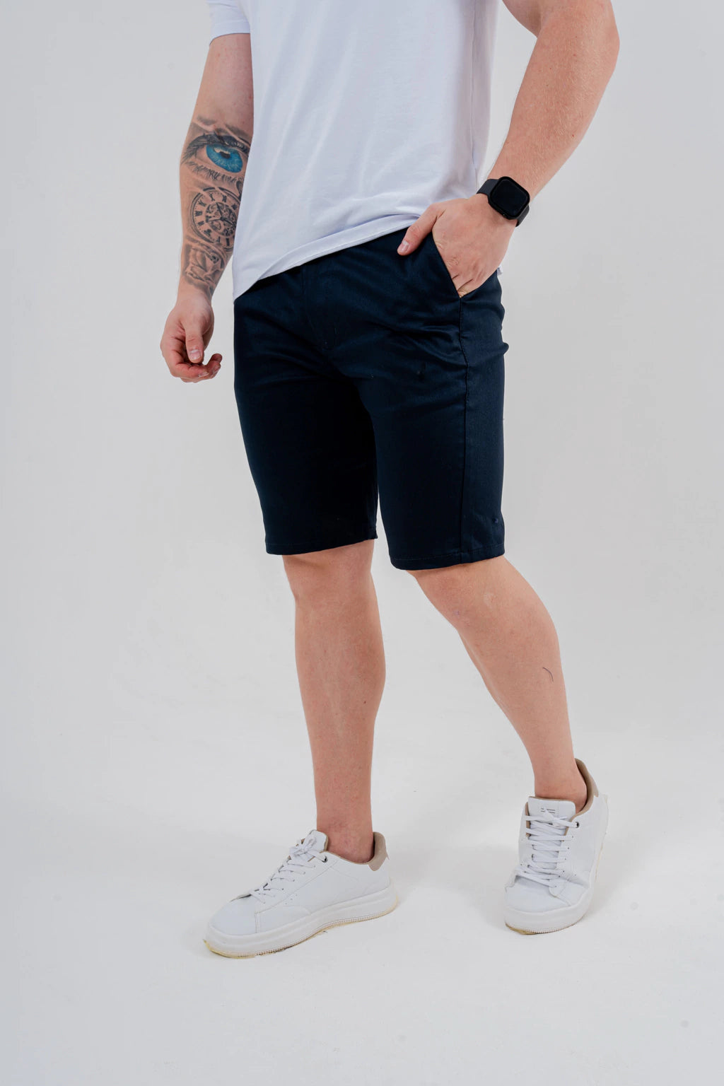 Bermuda Alfaiataria Azul Marinho