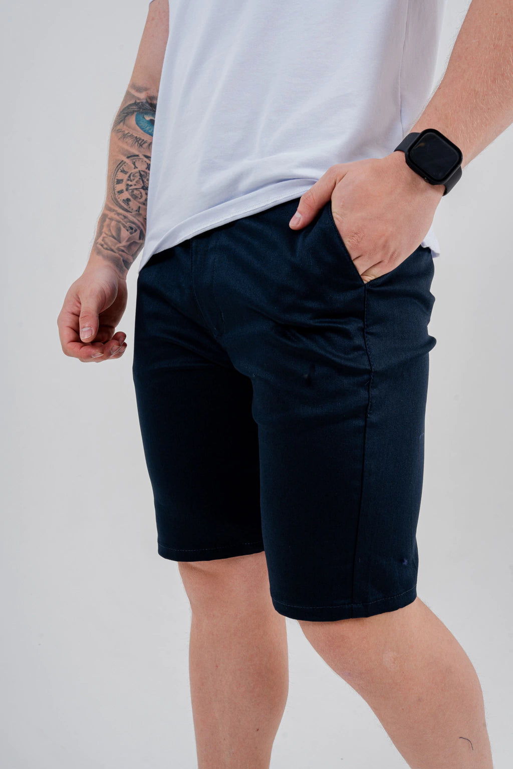 Bermuda Alfaiataria Azul Marinho