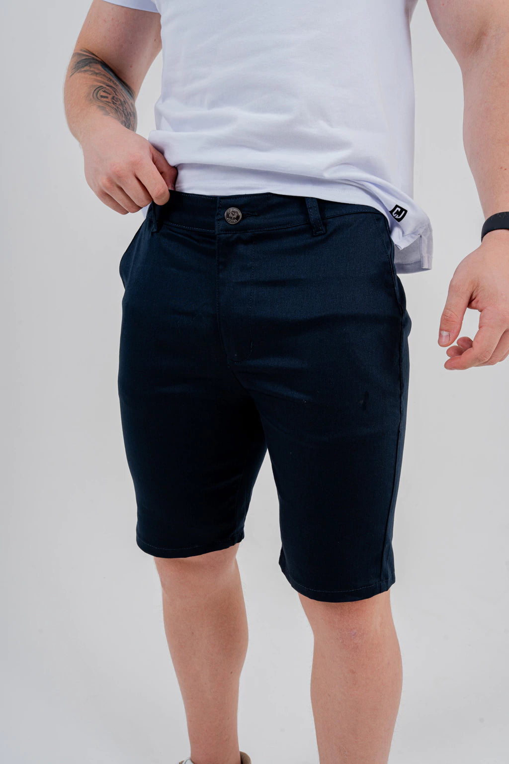 Bermuda Alfaiataria Azul Marinho