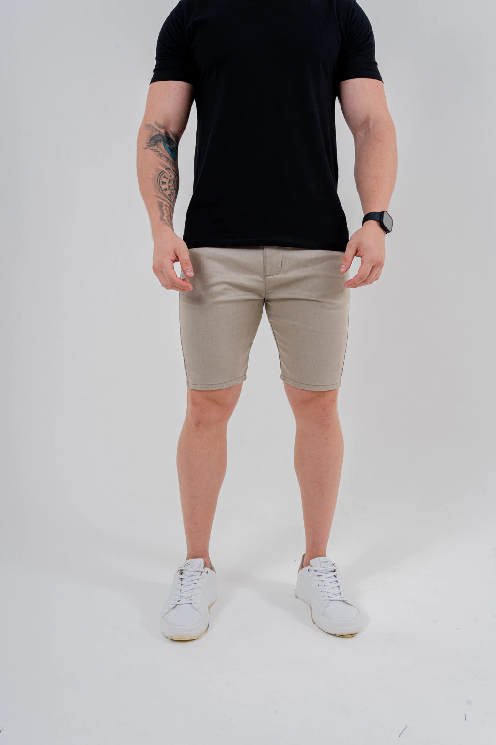 Bermuda Alfaiataria Creme