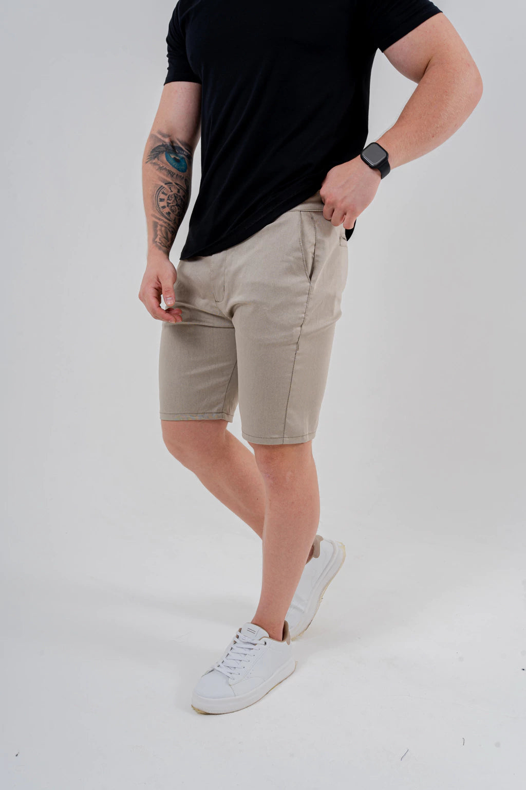 Bermuda Alfaiataria Creme